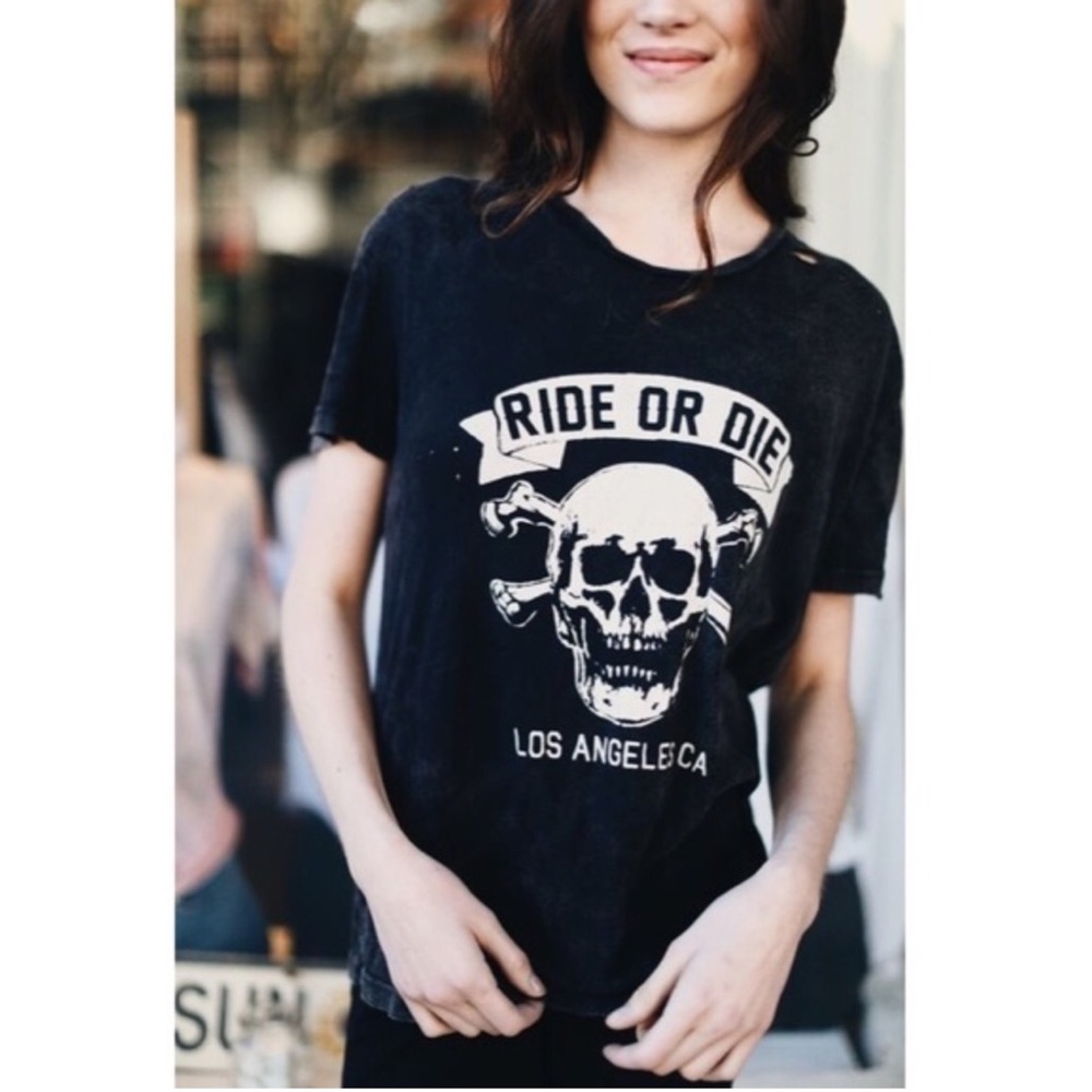 Brandy Melville Ride Or Die Tee